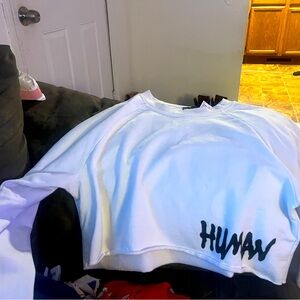 Human nation small cropped sweatshirt